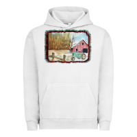 Pigment Lunar Rock Christmas Barn Tractor Snow Urban Hoodie - Bettercallsaul
