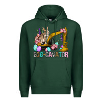 Sports Green Egg Cavator Easter Premium Hoodie - BundleAndBundleShop