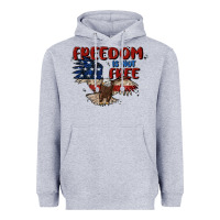 Heather Grey freedom is not free Heavyweight Hoodie - MaliasSmallBusiness
