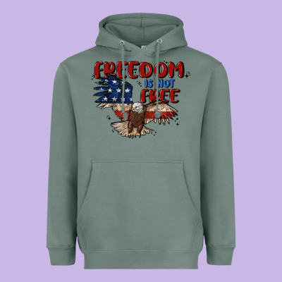 Freedom Is Not Free Heavyweight Hoodie Designed By Maliassmallbusiness