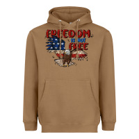 Toasted Coconut freedom is not free Heavyweight Hoodie - MaliasSmallBusiness