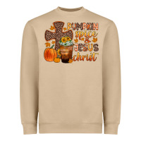 Pumpkin Spice And Jesus Christ Heavyweight Sweatshirt | Teevron
