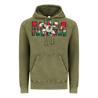 Vintage Olive mexican flag sunflower mom leopard Vintage Hoodie - JahusDesignShop
