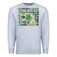 Heather Grey st. patricks day Premium Sweatshirt - MaliasSmallBusiness