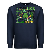Navy st. patricks day Premium Sweatshirt - MaliasSmallBusiness