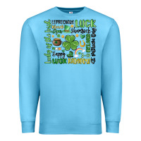 Ocean Blue st. patricks day Premium Sweatshirt - MaliasSmallBusiness