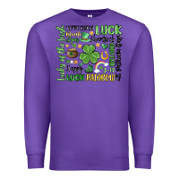 Purple st. patricks day Premium Sweatshirt - MaliasSmallBusiness