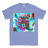 Colony Blue summer break and school Classic Tee - AdoDesignShop
