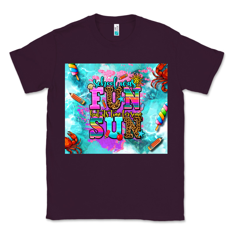Summer Break And School Classic Tee by AdoDesignShop | Teevron