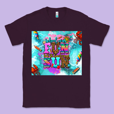 Summer Break And School Classic Tee Designed By Adodesignshop