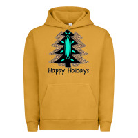 Pigment Peanut Butter Happy Holidays Tree Urban Hoodie - Bettercallsaul