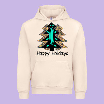 Happy Holidays Tree Urban Hoodie Designed By Bettercallsaul