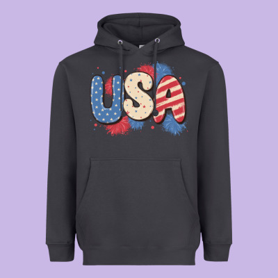 Usa Heavyweight Hoodie Designed By Maliassmallbusiness