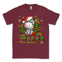 Burgundy i want a hippopotamus for christmas Classic Tee - AdoDesignShop