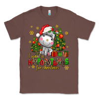 Chestnut i want a hippopotamus for christmas Classic Tee - AdoDesignShop
