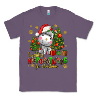 Lavender i want a hippopotamus for christmas Classic Tee - AdoDesignShop