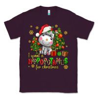 Plum i want a hippopotamus for christmas Classic Tee - AdoDesignShop