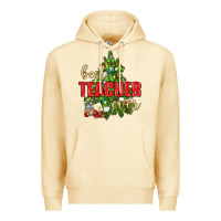 Pina Colada Best Teacher Ever With Christmas Tree Premium Hoodie - BundleAndBundleShop