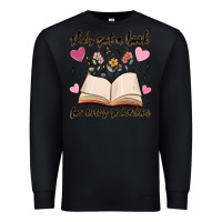 Black she's got a book for every situation Premium Sweatshirt - MaliasSmallBusiness