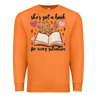 Carrot she's got a book for every situation Premium Sweatshirt - MaliasSmallBusiness