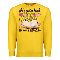 Lemon she's got a book for every situation Premium Sweatshirt - MaliasSmallBusiness