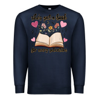 Navy she's got a book for every situation Premium Sweatshirt - MaliasSmallBusiness