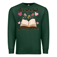 Sports Green she's got a book for every situation Premium Sweatshirt - MaliasSmallBusiness