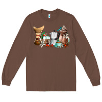 Chestnut coffee tools coffee cups Long Sleeve Tee - AdoDesignShop