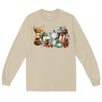 Mushroom coffee tools coffee cups Long Sleeve Tee - AdoDesignShop