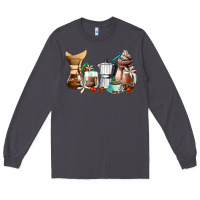 Smoke coffee tools coffee cups Long Sleeve Tee - AdoDesignShop