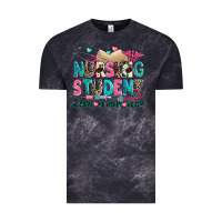 Cloud Black nursing student Vintage Tee - Zillion Design Studio