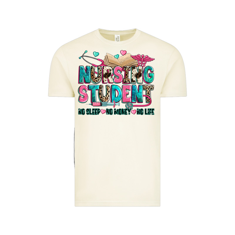 Nursing Student Vintage Tee by Zillion Design Studio | Teevron