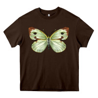 Chocolate Brown Cabbage Butterfly Heavy Core Tee - LillyAllenDesigns