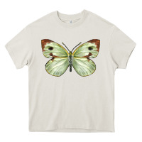 Cream Cabbage Butterfly Heavy Core Tee - LillyAllenDesigns