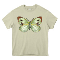 Mossy Cabbage Butterfly Heavy Core Tee - LillyAllenDesigns