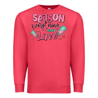 Cardinal season everything with love Premium Sweatshirt - MaliasSmallBusiness