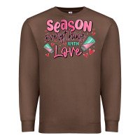 Chestnut season everything with love Premium Sweatshirt - MaliasSmallBusiness