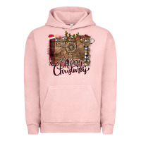 Pigment Salmon Merry Christmas Hairdresser Urban Hoodie - Bettercallsaul