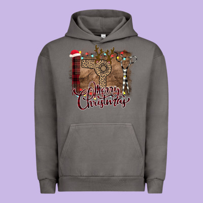 Merry Christmas Hairdresser Urban Hoodie Designed By Bettercallsaul