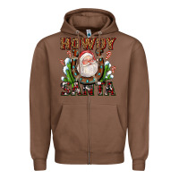 Chestnut howdy santa Zipper Hoodie - AdoDesignShop