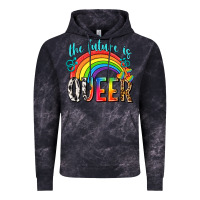 Cloud Black the future is queer Vintage Hoodie - texasbilliewilder