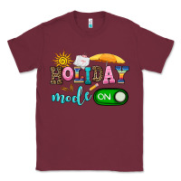 Burgundy holiday mode on Classic Tee - AdoDesignShop