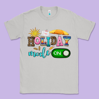 Holiday Mode On Classic Tee Designed By Adodesignshop