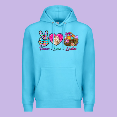 Peace Love Easter Premium Hoodie Designed By Bundleandbundleshop