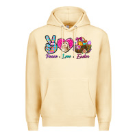 Pina Colada Peace Love Easter Premium Hoodie - BundleAndBundleShop