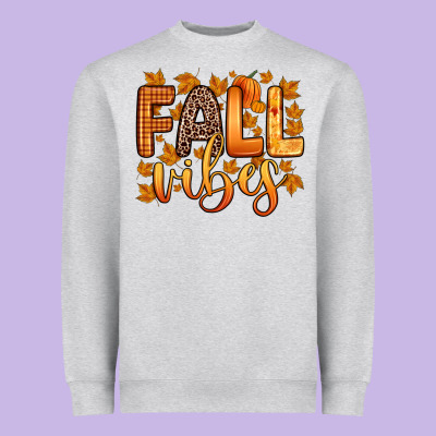 Fall Vibes Heavyweight Sweatshirt Designed By Zillion Design Studio