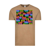 Vintage Coffee Halloween Pumpkins Vintage Tee - texasbilliewilder