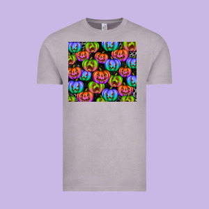 Halloween Pumpkins Vintage Tee Designed By Texasbilliewilder
