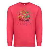 Cardinal not by my strength but his Premium Sweatshirt - MaliasSmallBusiness