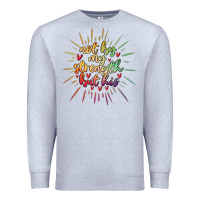 Heather Grey not by my strength but his Premium Sweatshirt - MaliasSmallBusiness